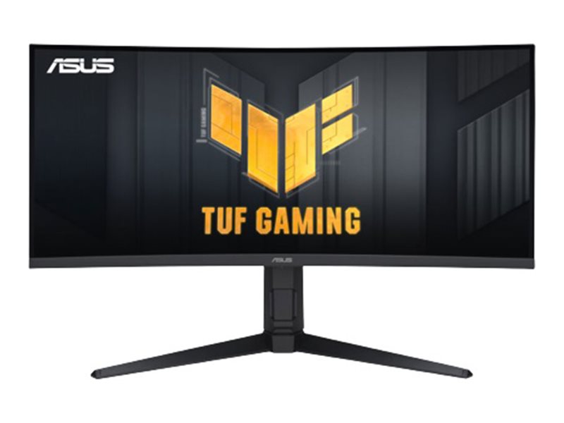 ASUS TUF Gaming VG34VQL3A - LED-Monitor - Gaming - gebogen - 86.4 cm (34")(34" sichtbar) - 3440 x 1440 WQHD @ 180 Hz - VA - 400 cd/m² - 4000:1 - DisplayHDR 400 - 1 ms - HDMI - DisplayPort - Lautsprech