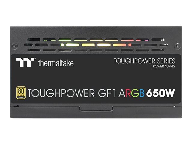 Thermaltake ToughPower GF1 ARGB 650W - TT Premium Edition - Netzteil (intern)ATX12V - 80 PLUS Gold - 650 Watt - aktive PFC
