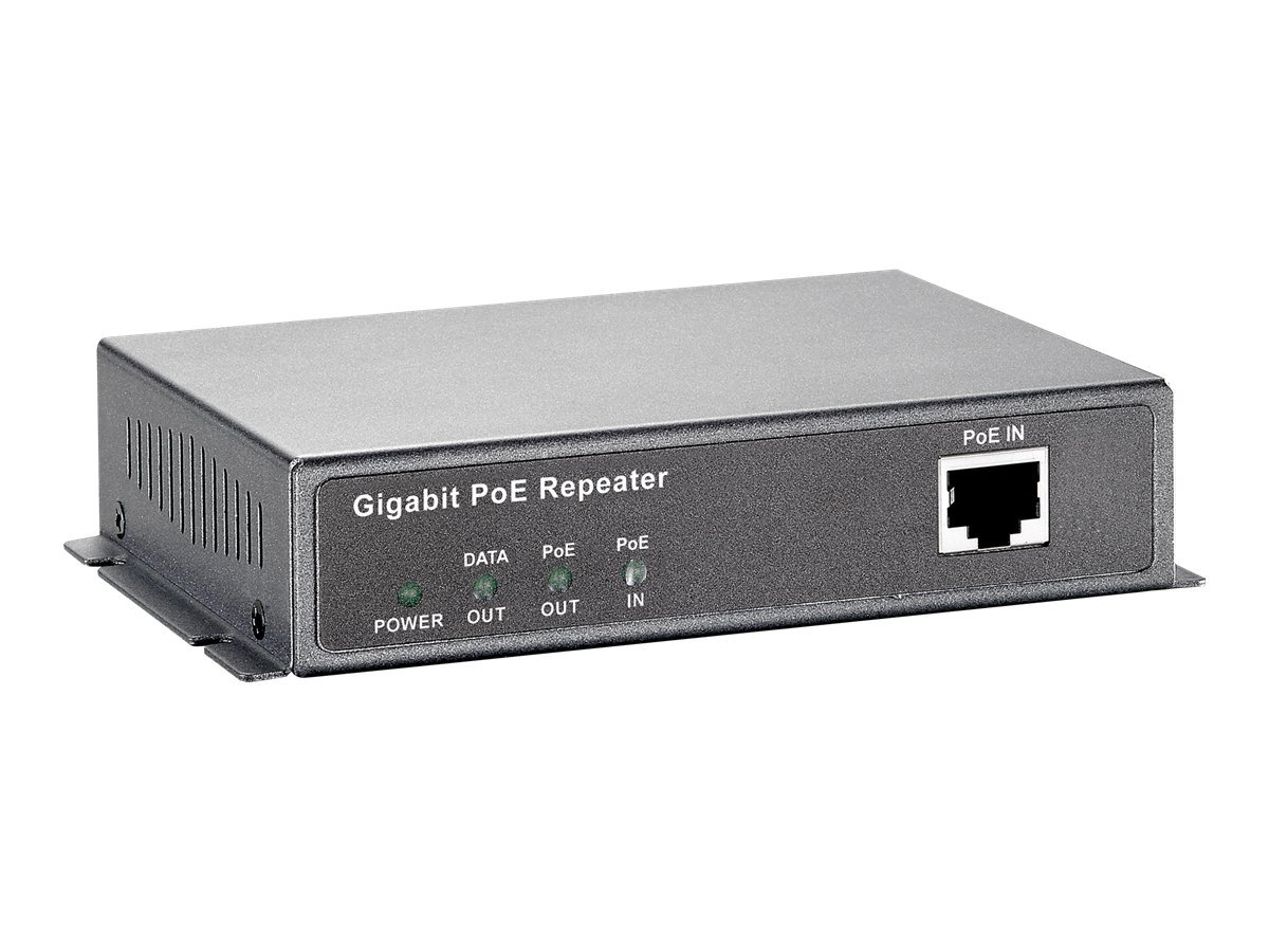 LevelOne POR-0120 - Repeater - 1GbE - 10Base-T100Base-TX - 1000Base-T - RJ-45 / RJ-45 - bis zu 100 m - für P/N: FSW-0822 520822