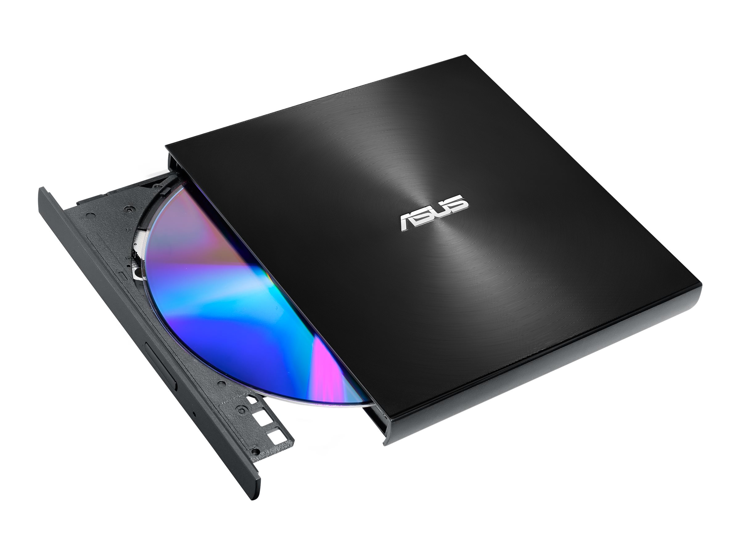 ASUS ZenDrive U9M SDRW-08U9M-U - Laufwerk - DVD±RW (±R DL)8x/8x - USB 2.0 - extern - Schwarz - für 15; ROG Strix G15; ROG Zephyrus Duo 15; ROG Zephyrus G14; TUF505; ZenBook 13