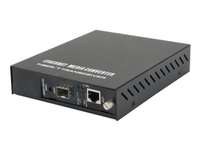 LevelOne GVM-1000 - Medienkonverter - 100Mb LAN - 10Base-T, 100Base-TX, 1000Base-T, 1000Base-X - RJ-45 / SFP (mini-GBIC)10Base-T - 100Base-TX - 1000Base-T - 1000Base-X - RJ-45 / SFP (mini-GBIC)