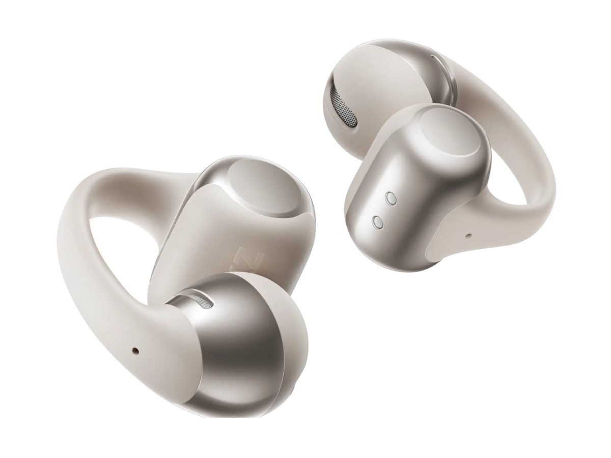 AfterShokz SHOKZ OpenDots ONE - True Wireless-Kopfhörermit Mikrofon - offenes Ohr - Clip-On - Bluetooth - Grau