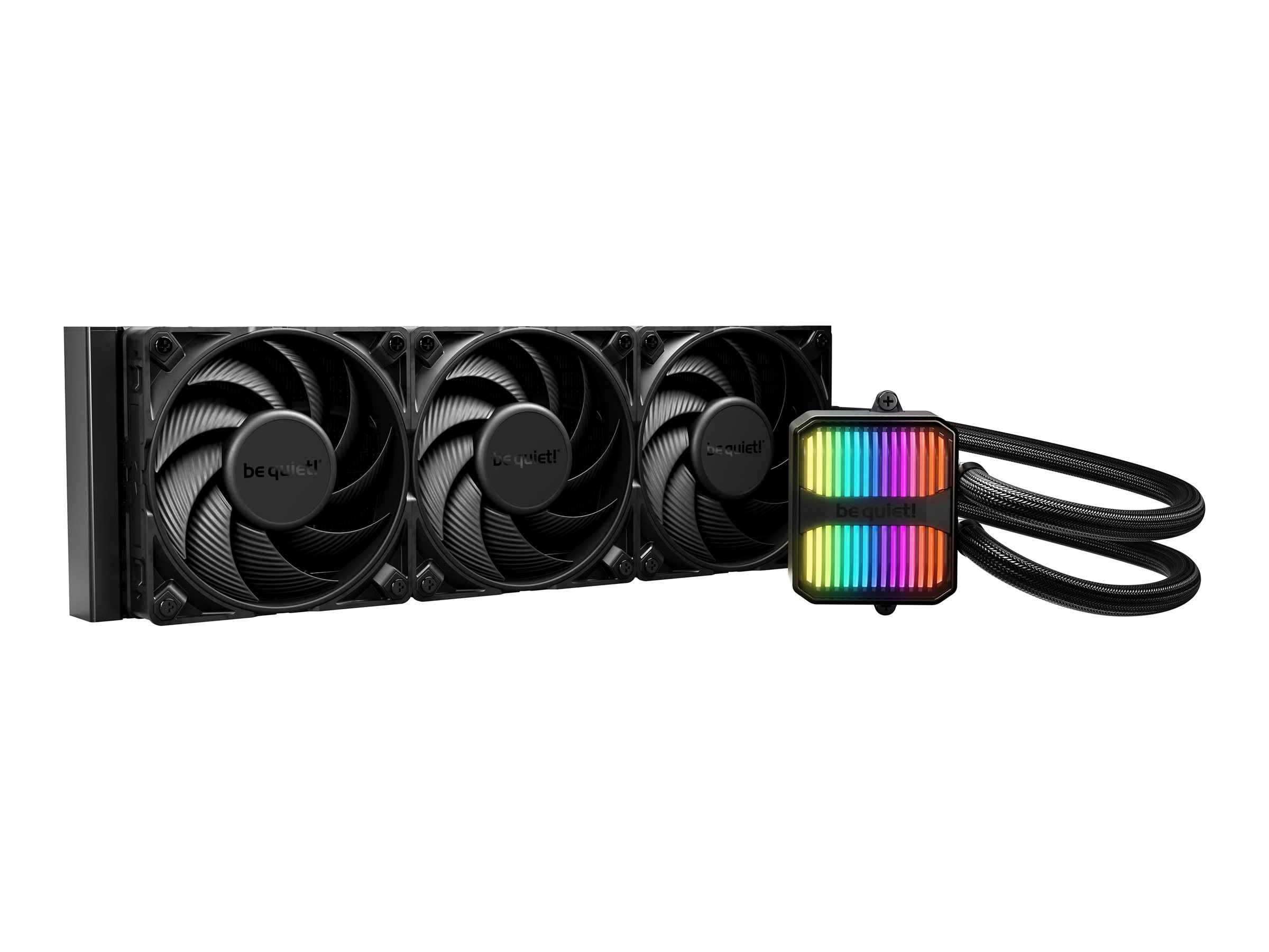 Be Quiet! Silent Loop 3 - Prozessor-Luftkühler - Kühlergröße: 360 mm - (für: LGA1150, LGA1151, LGA1155, LGA1200, LGA1700, LGA1851, AM4, AM5, TR4, TR5)Kupfer-Bodenplatte und vernickelte Aluminium-Finne