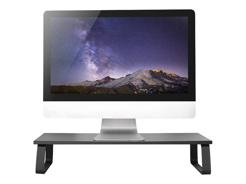 LogiLink Monitor Riser - Aufstellung - für LCD-Display/Notebook - Preßspan, Stahl, Ethylen-Vinylacetat (EVA)Schwarz
