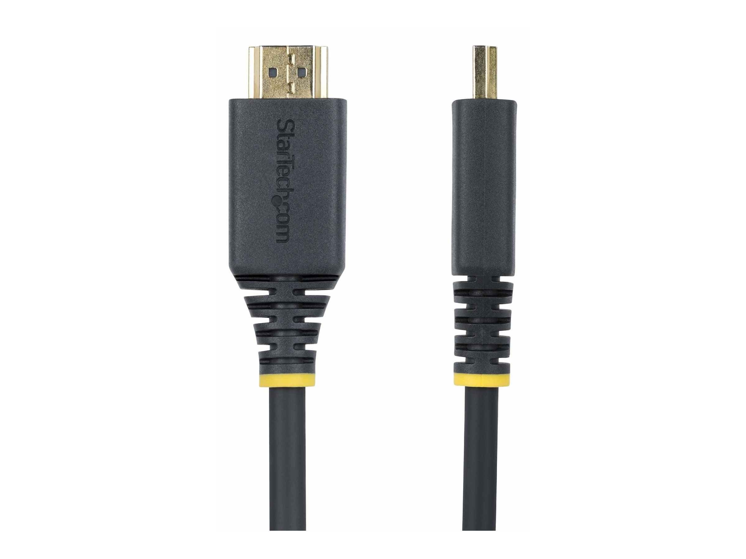 StarTech.com Startech 30cm (1ft) High Speed HDMI Cable, 4K60HzPremium Hochgeschwindigkeit - HDMI-Kabel mit Ethernet - HDMI männlich zu HDMI männlich - 30 cm - abgeschirmt - Schwarz - halogenfrei - pas