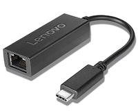 Lenovo USB-C to Ethernet Adapter - NetzwerkadapterUSB-C - Gigabit Ethernet x 1 - Schwarz - für ThinkPad T16 Gen 4 21QN; ThinkSmart Hub 11H1