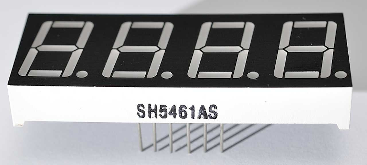 ALLNET ALL_4duino_4Dig_7SEG, Anzeige, 4Duino, ALLNET, Schwarz, LED, 41 mm