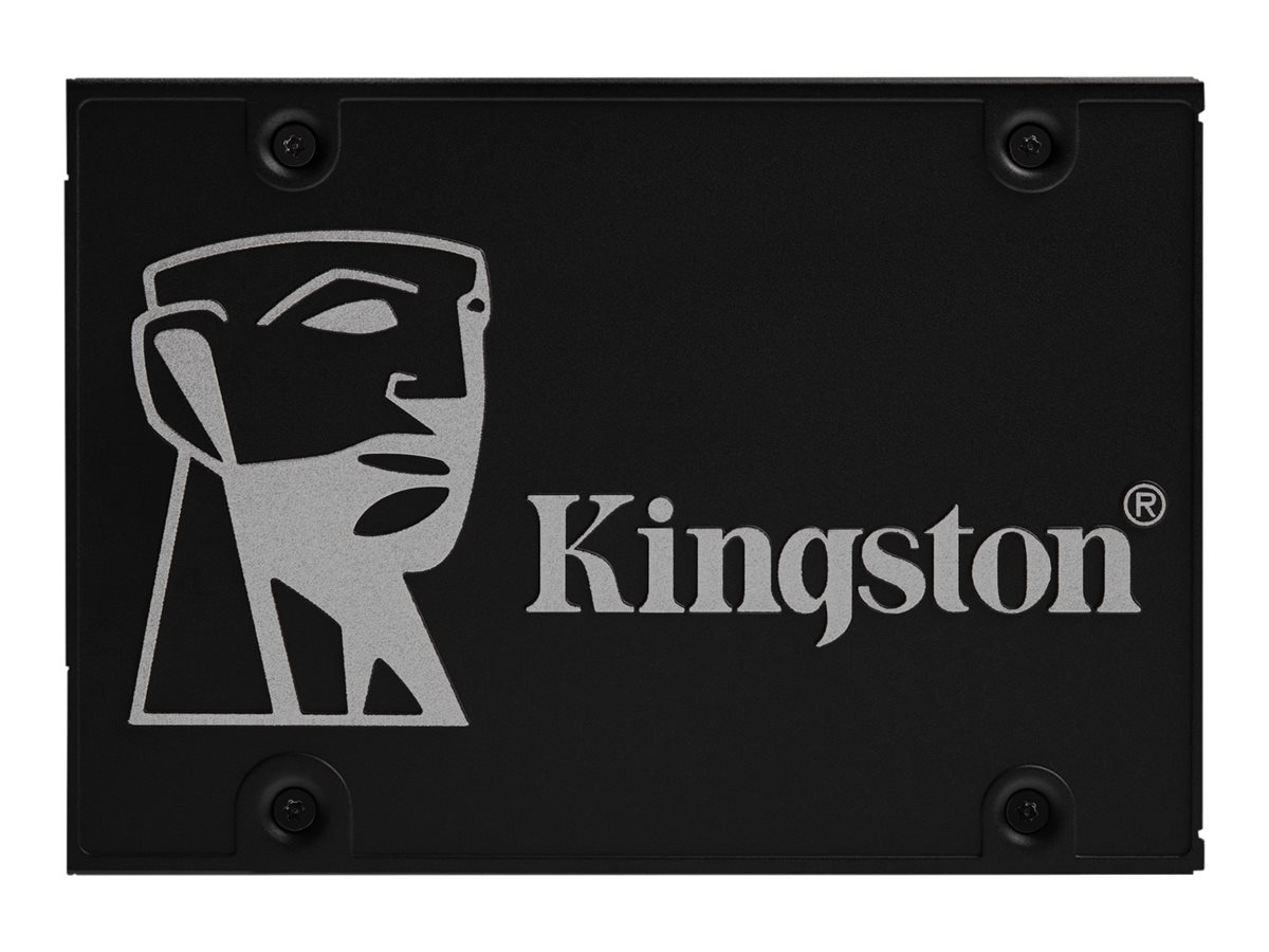 Kingston KC600 - SSD - verschlüsselt - 1 TB - intern - 2.5" (6.4 cm)SATA 6Gb/s - 256-Bit-AES - TCG Opal Encryption - Self-Encrypting Drive (SED)