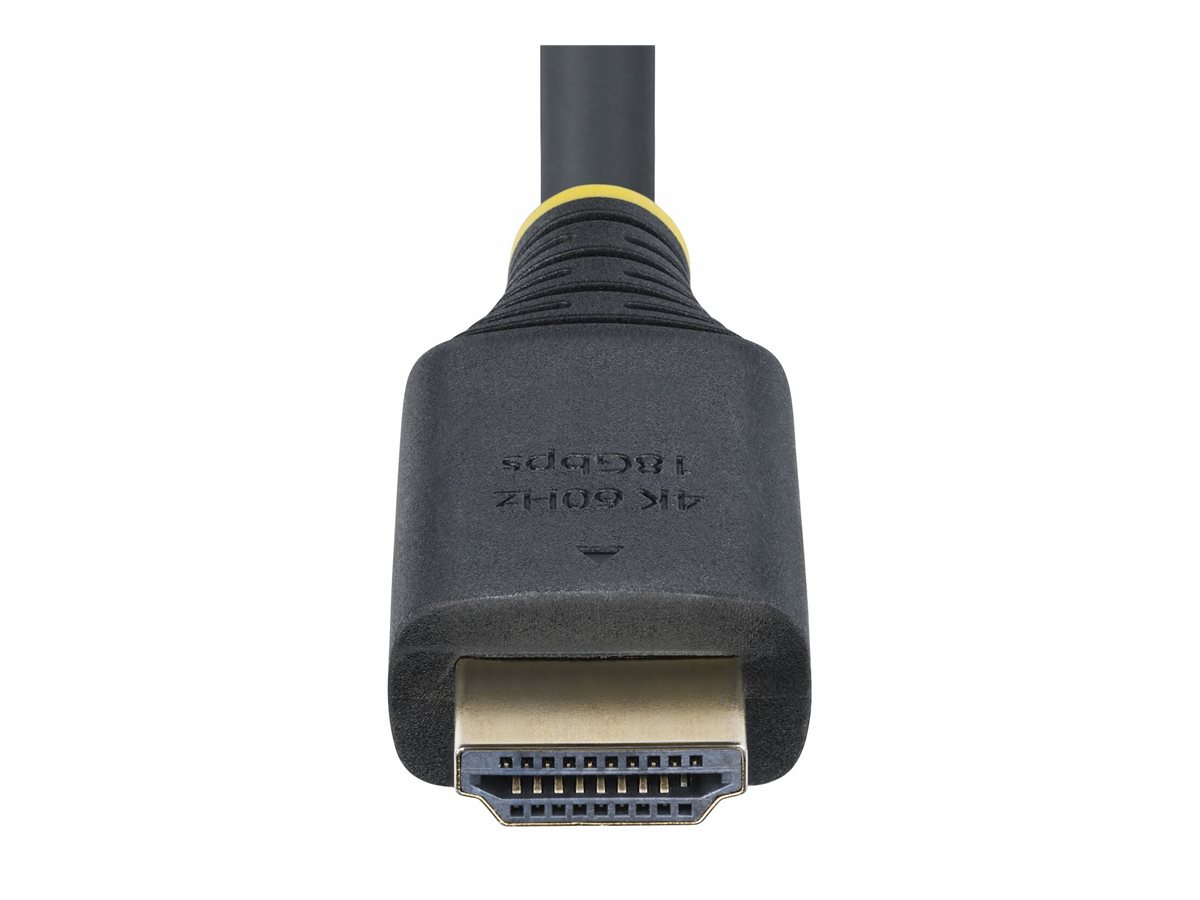 StarTech.com Startech 30cm (1ft) High Speed HDMI Cable, 4K60HzPremium Hochgeschwindigkeit - HDMI-Kabel mit Ethernet - HDMI männlich zu HDMI männlich - 30 cm - abgeschirmt - Schwarz - halogenfrei - pas
