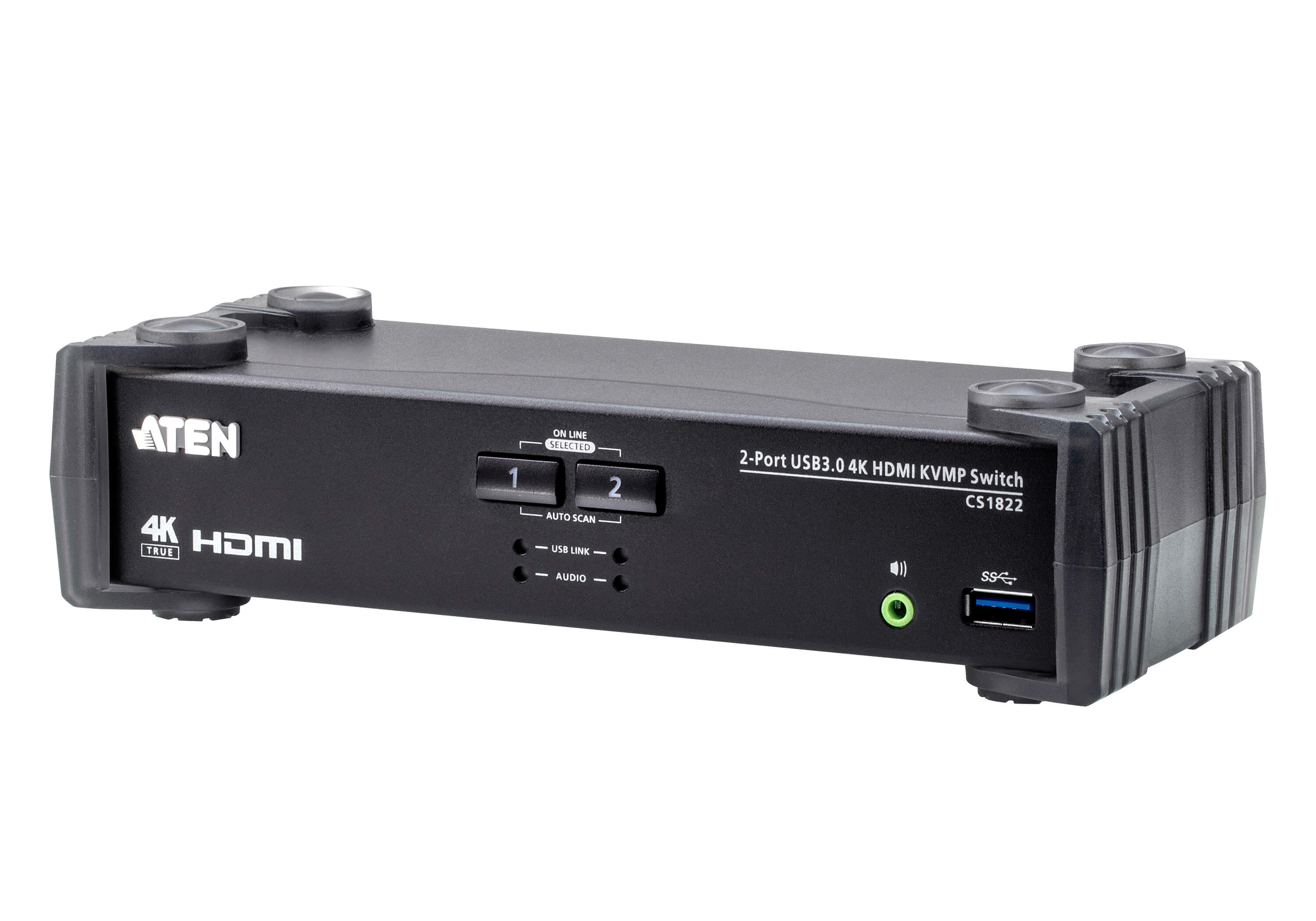 ATEN CS1822 KVMP Switch - KVM-/Audio-/USB-Switch2 x KVM/Audio/USB - 1 lokaler Benutzer - Desktop - für VanCryst VS182B