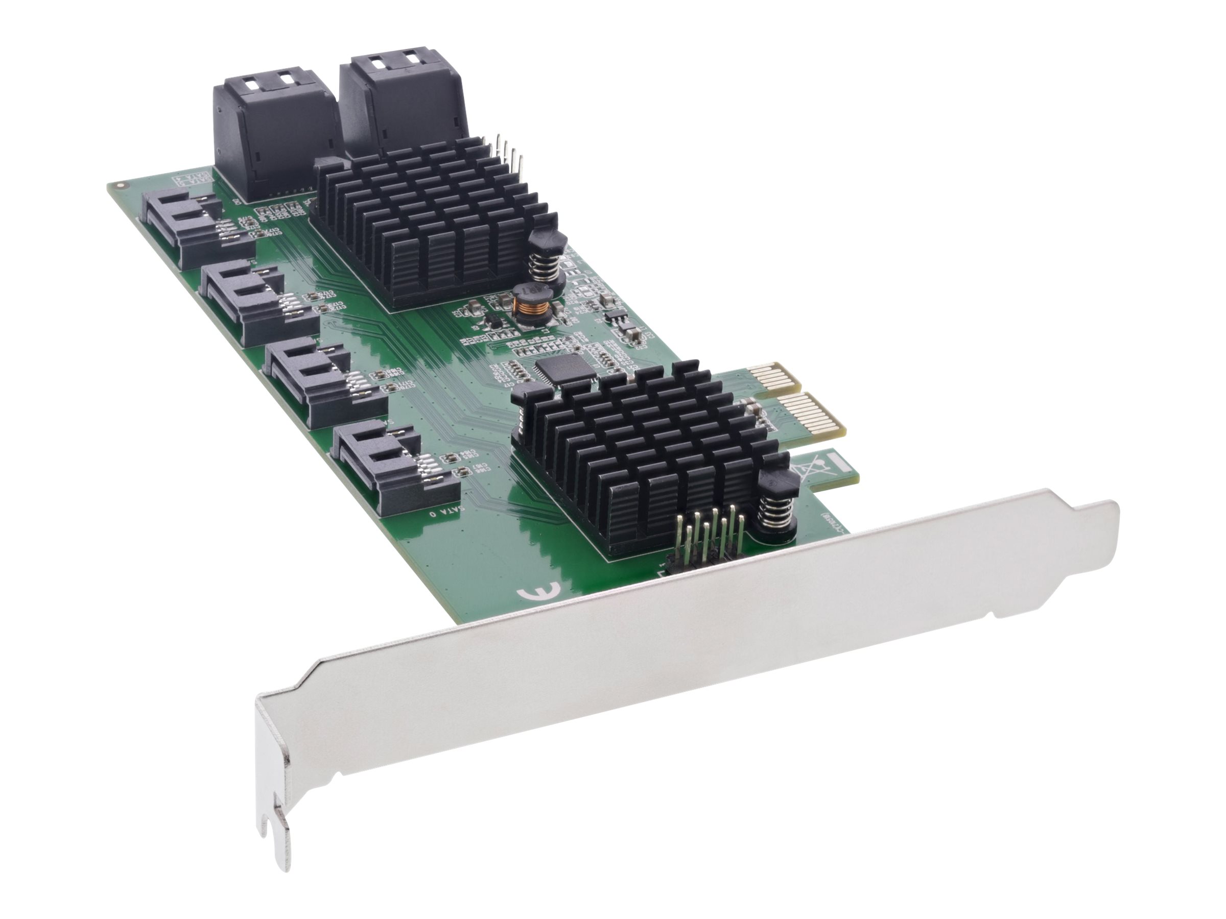 InLine Schnittstellenkarte - 8x SATA 6Gb/s Controller - PCIe 2.0 (PCI-Express)PCIe 2.0