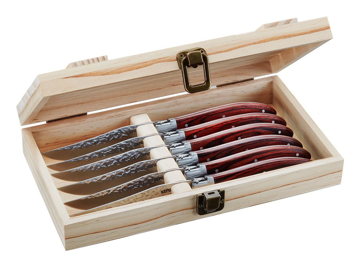 GEFU RANCHO, Messer-Set, Stahl, Holz, Ergonomisch, 225 mm, 250 mm