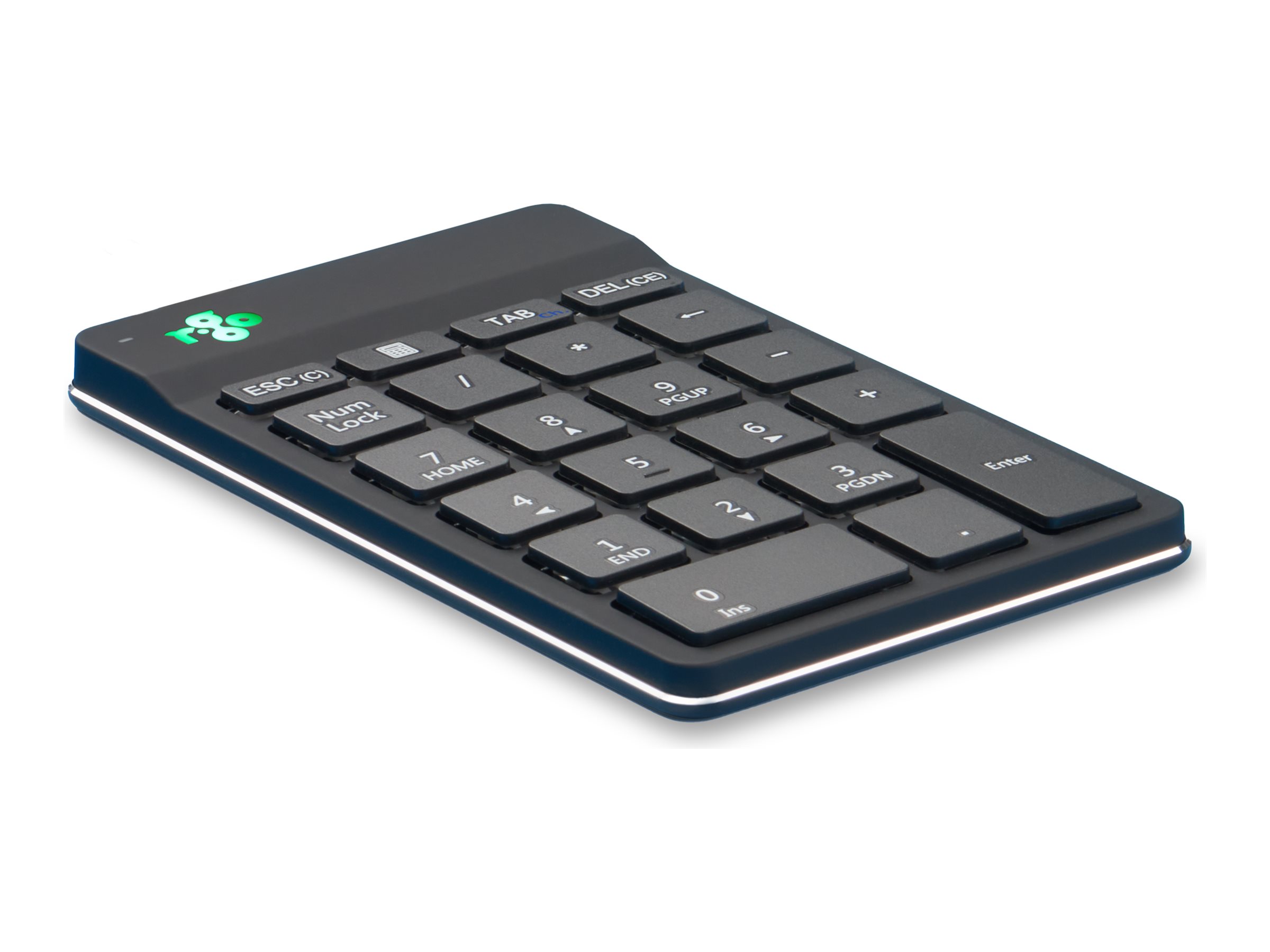 R-Go Nummernblock Compact break - Tastenfeldkabellos - Bluetooth 2.0 - Schwarz