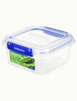Sistema Plastics Sistema 881650, Container, Quadratisch, 1,15 l, Transparent, Kunststoff, NeuseelandSquare - L 161mm x H 79mm x W 158mm - plastic