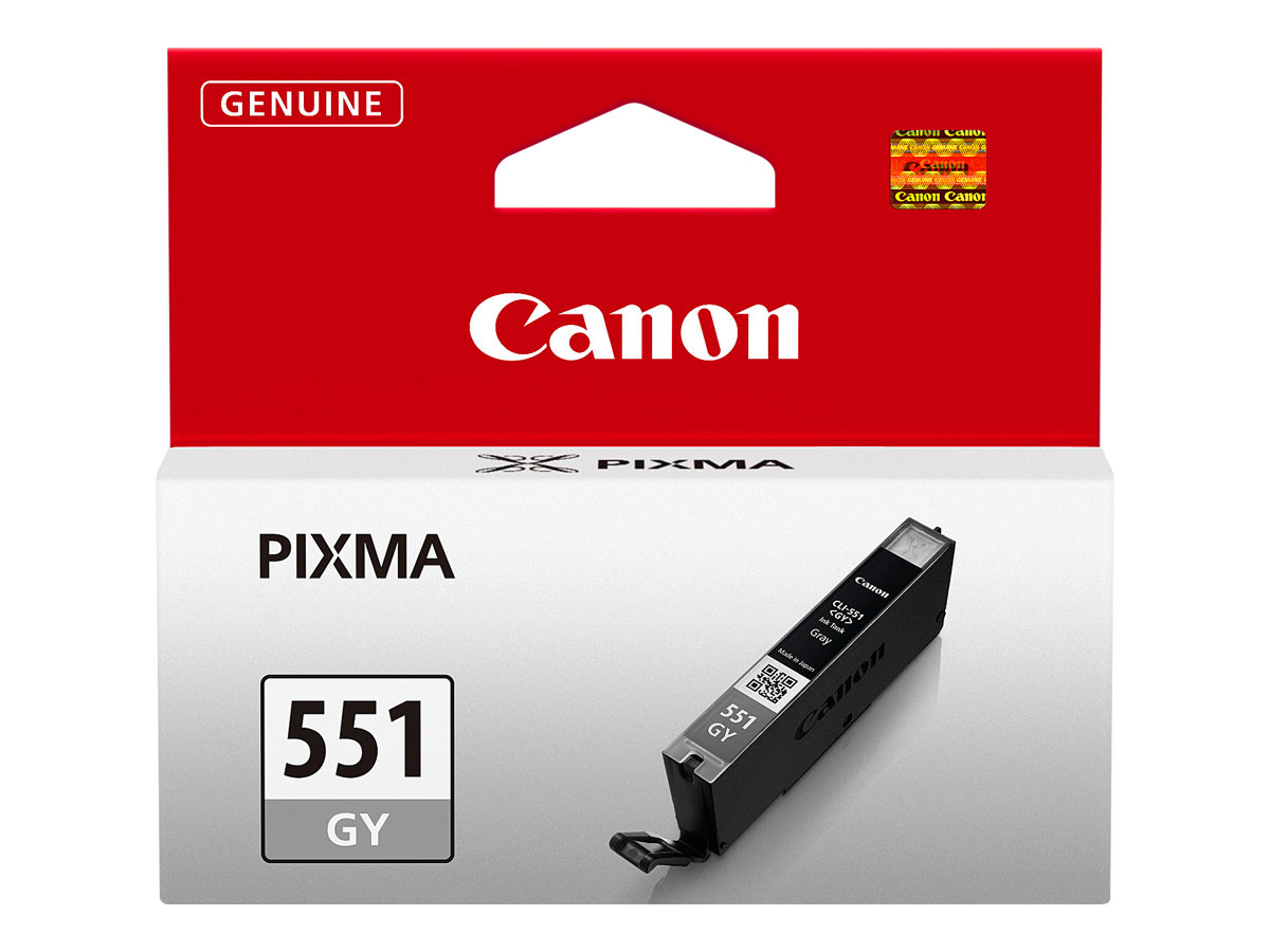 Canon CLI-551GY - 7 ml - Grau - original - Tintenbehälterfür PIXMA iP8750 - iX6850 - MG5655 - MG6350 - MG7150 - MG7150 MONSTER UNIVERSITY Edition - MG7550