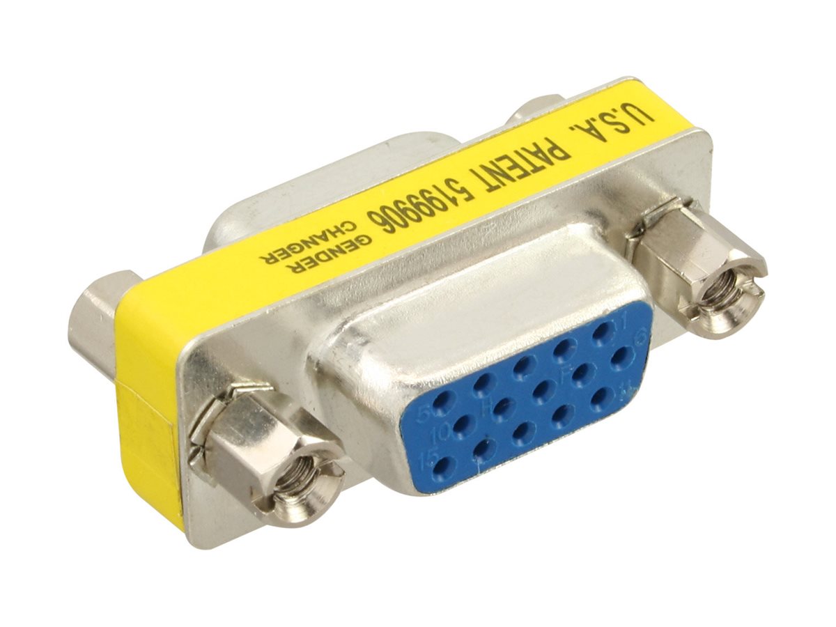 InLine Mini-Gender-Changer - 15pol HD (VGA) - Buchse / Buchsezu HD-15 (VGA) (W)