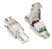 Good Connections MOD-TL03, RJ45, Silber, Cat6a, S/UTP (STP), Gold
