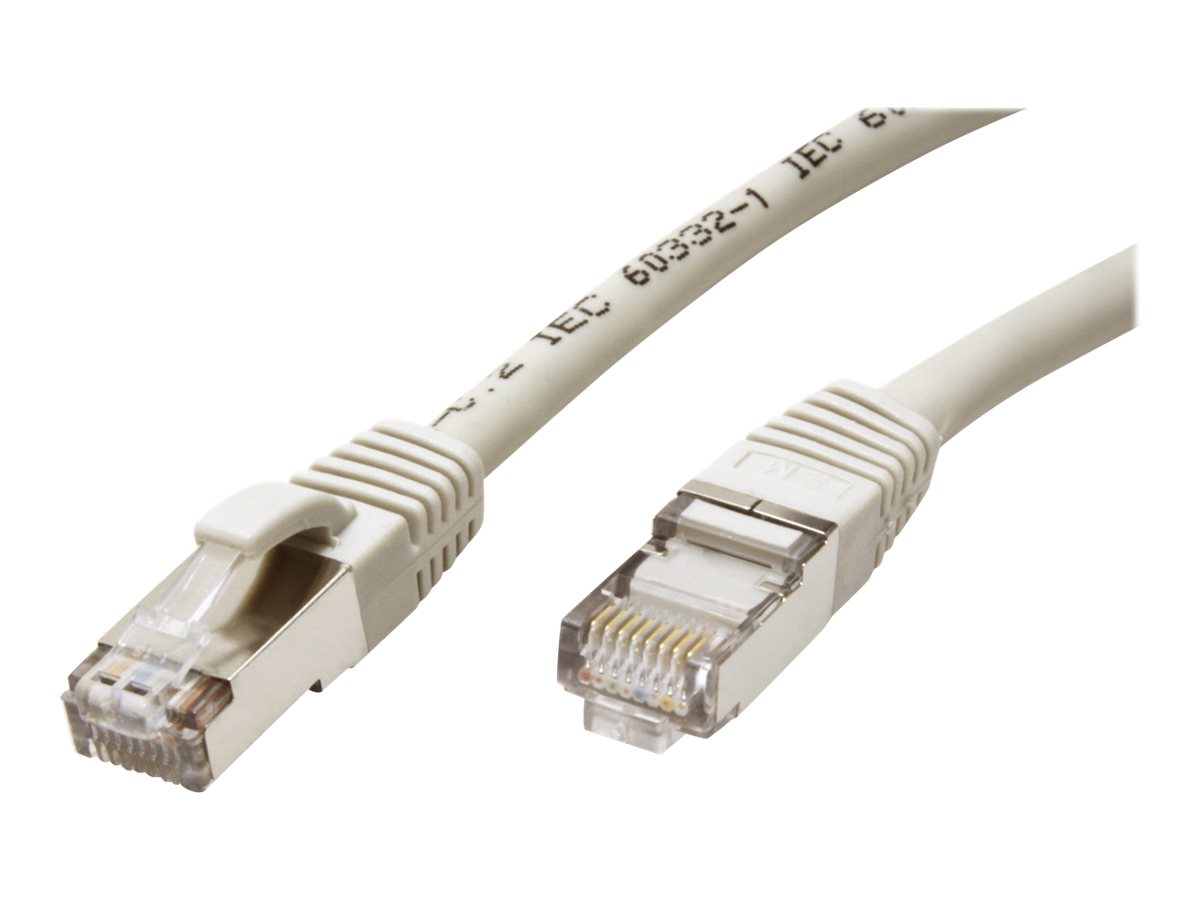 VALUE Patch-Kabel - RJ-45 (M) zu RJ-45 (M)1.5 m - SFTP - PiMF - CAT 6e - halogenfrei - geformt - ohne Haken - verseilt - Grau