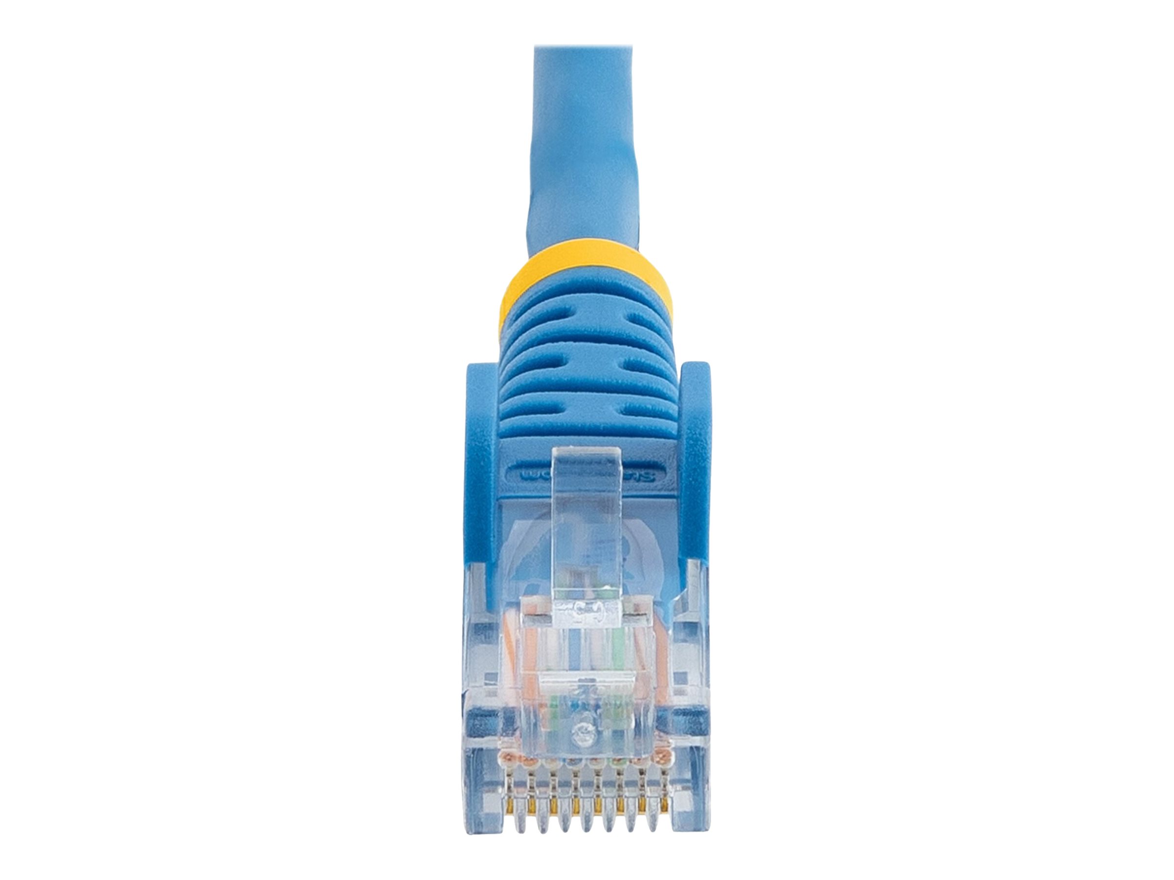 StarTech.com 3m Cat5e RJ45 UTP Netzwerkkabel Snagless - Cat 5e Patchkabel - Blau - Stecker / Stecker - Patch-Kabel - RJ-45 (M)zu RJ-45 (M) - 3 m - UTP - CAT 5e - geformt - ohne Haken - Blau