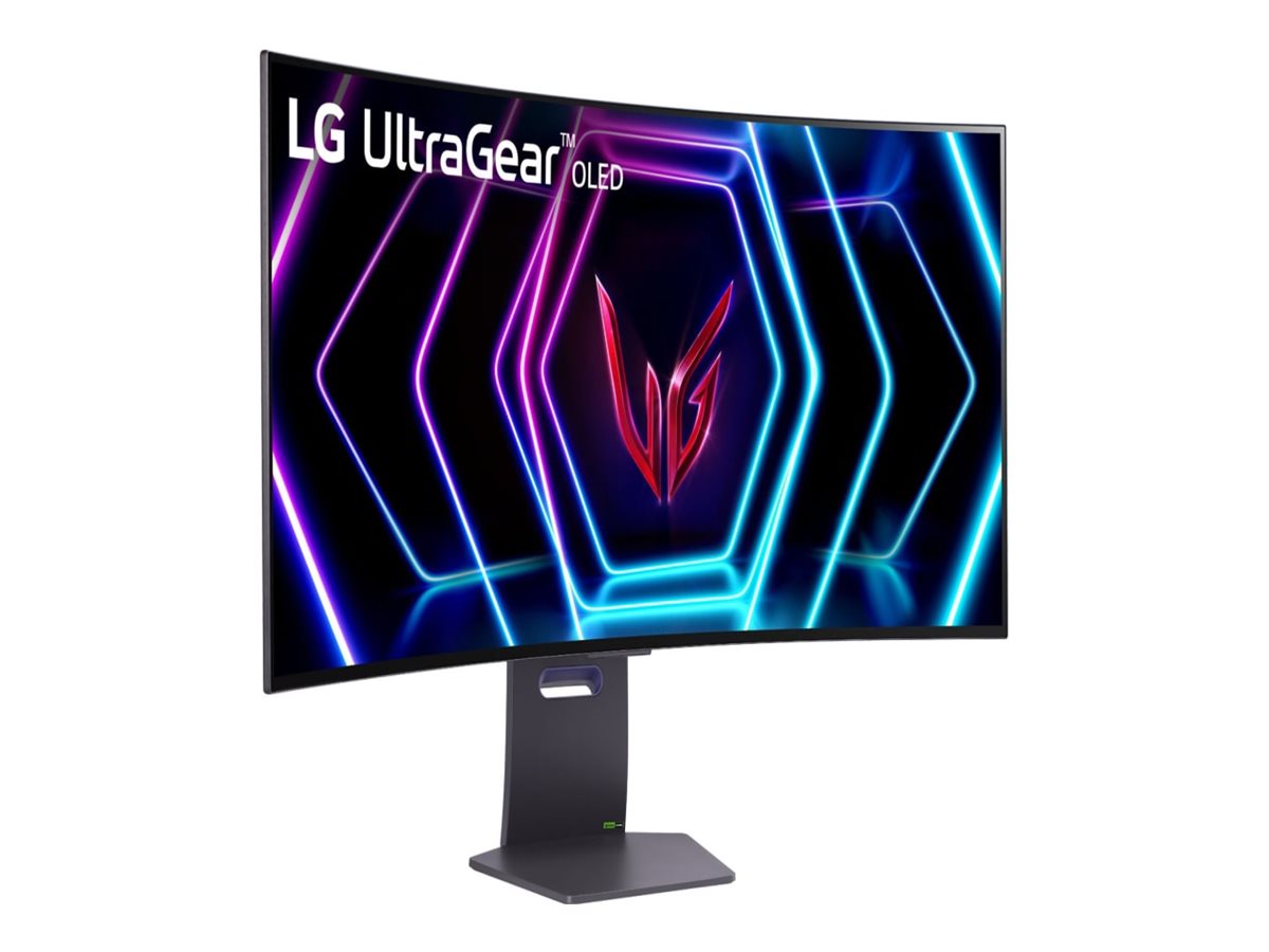 LG UltraGear 39GS95QE-B - OLED-Monitor - Gaming - gebogen - 99.1 cm (39")3440 x 1440 UWQHD @ 240 Hz - 275 cd/m² - 1500000:1 - DisplayHDR 400 True Black - 0.03 ms - 2xHDMI - DisplayPort