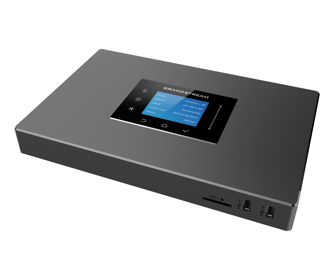 Grandstream UCM6300A - IP-PBX - 0 FXO-Ports0 FXS-Ports - 3 x 10/100/1000