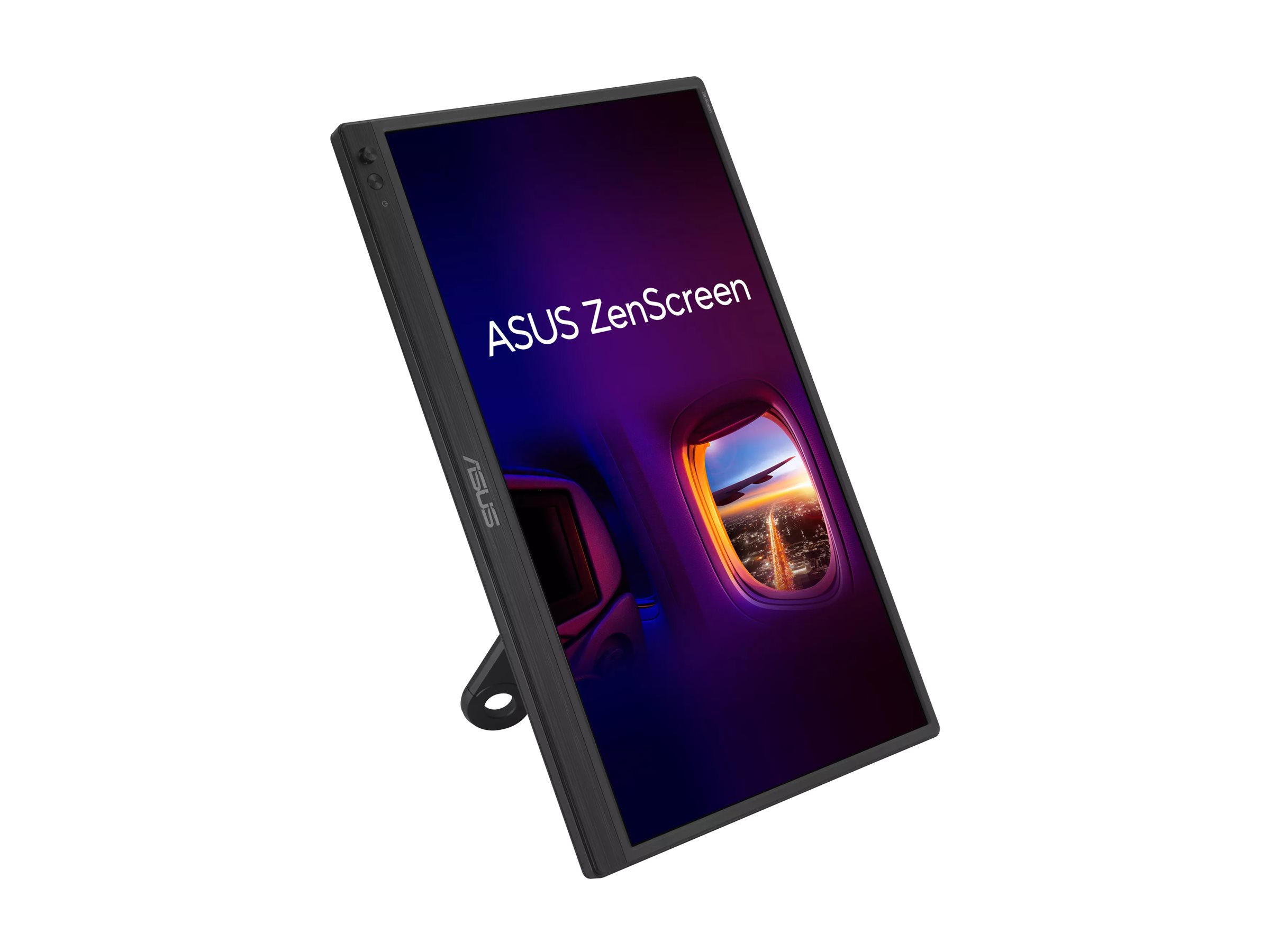 ASUS ZenScreen MB169CK - LED-Monitor - 40.6 cm (16")(15.6" sichtbar) - tragbar - 1920 x 1080 Full HD (1080p) @ 60 Hz - IPS - 250 cd/m² - 800:01:00 - 5 ms - Mini HDMI - 2xUSB-C - Schwarz