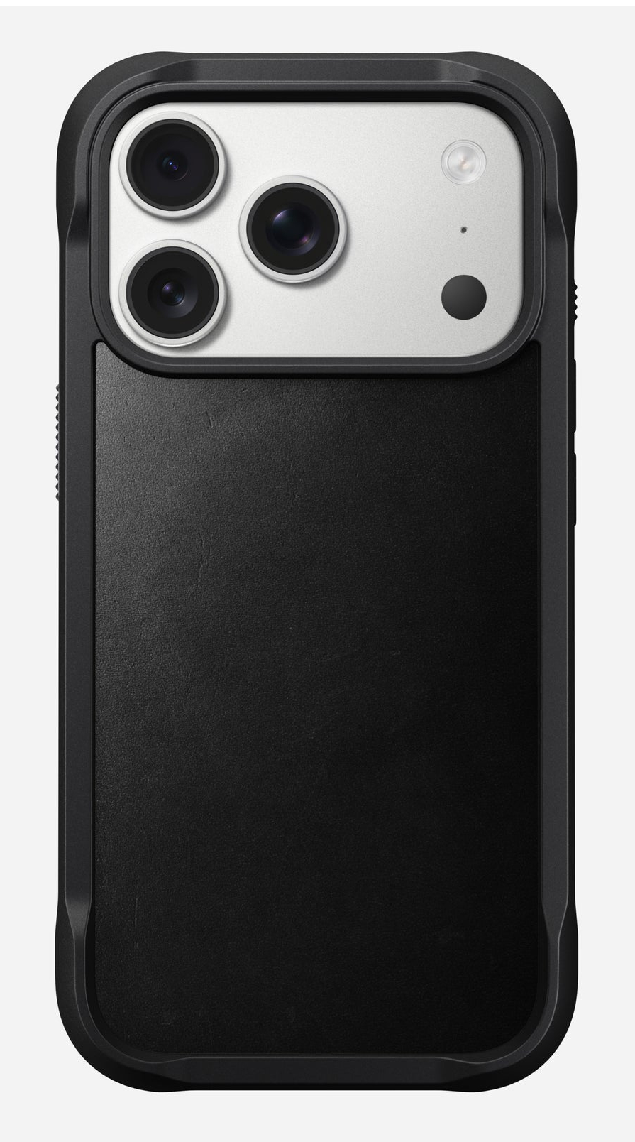 Nomad Rugged Leather Case, Cover, Apple, iPhone 17 Pro, 16 cm (6.3"), SchwarzTasche