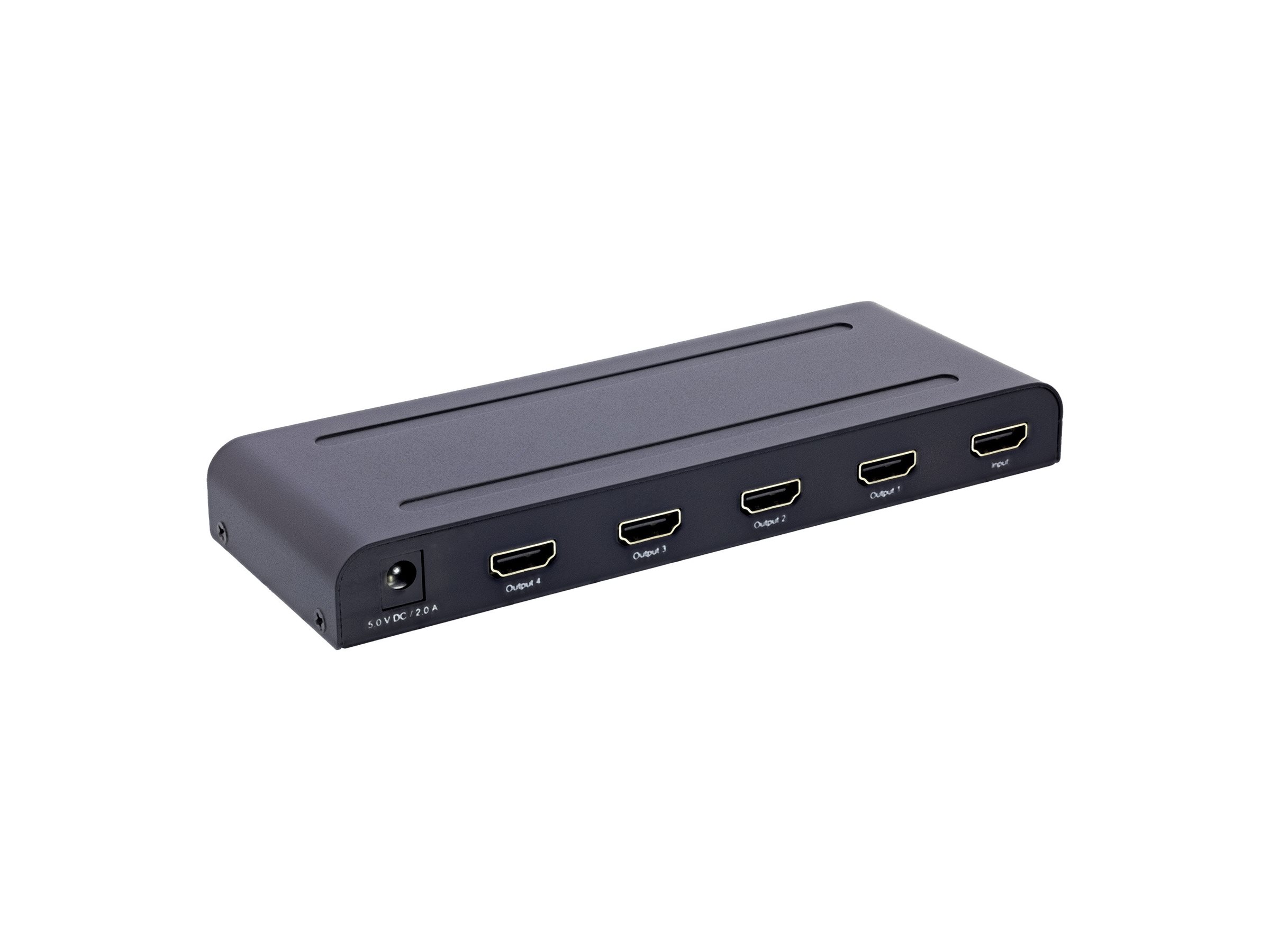 InLine HDMI Splitter/Verteiler - 4-fach - 4K2K@60Hz kompatibel4 x HDMI - Desktop
