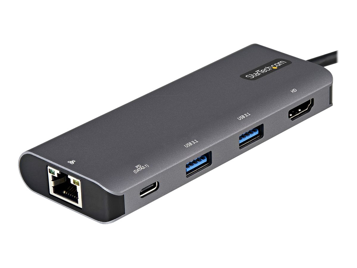StarTech.com USB C Multiport Adapter - 4K 30HzHDMI - 100W PD - Dockingstation - USB-C 3.2 Gen 2 / Thunderbolt 3 - HDMI - 1GbE - für P/N: PEXUSB321C