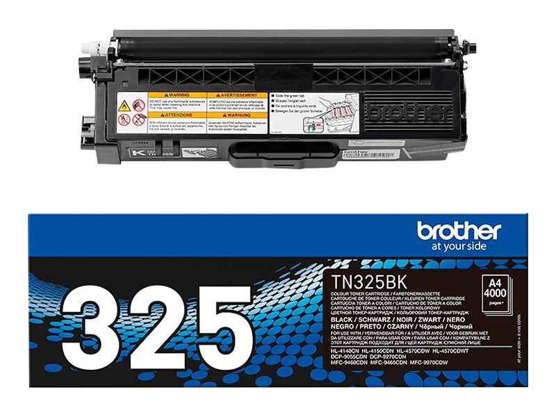 Brother TN325BK - Hohe Ergiebigkeit - Schwarzoriginal - Tonerpatrone - für Brother DCP-9055CDN - DCP-9270CDN - HL-4140CN - MFC-9465CDN