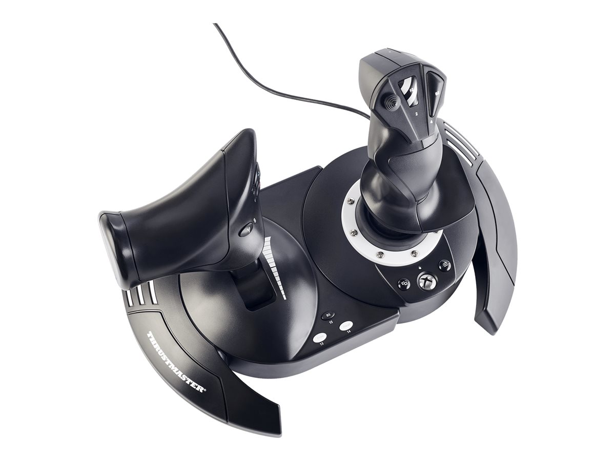 ThrustMaster T-Flight Full Kit X - JoystickGashebel und Pedale - kabelgebunden - für PC - Microsoft Xbox One - Microsoft Xbox Series S - Microsoft Xbox Series X