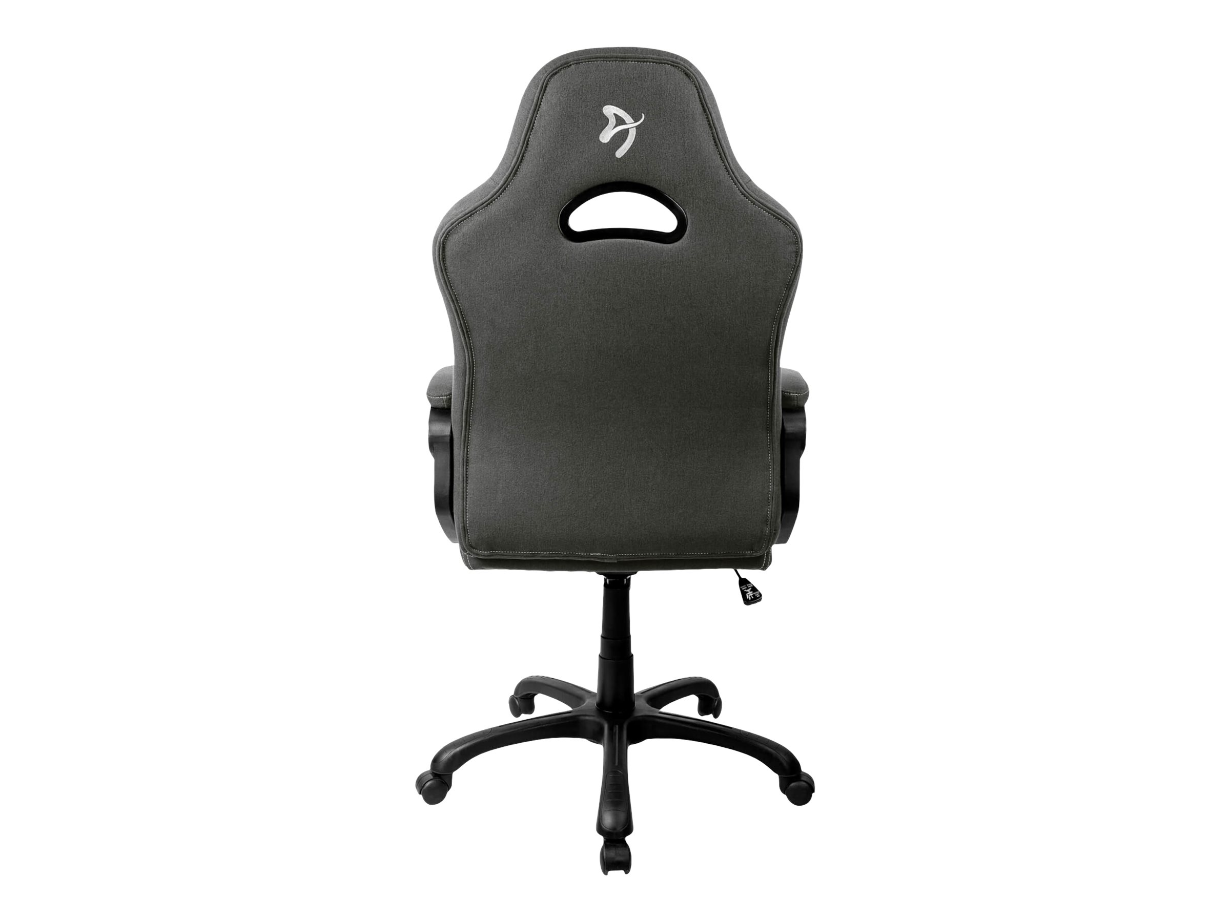 Arozzi Enzo - Stuhl - ergonomisch - ArmlehnenNeigen - Drehgelenk - Schaum - gewebter Stoff - Grau - Schwarz