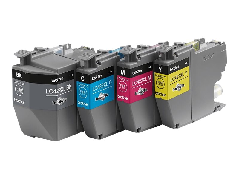 Brother LC422XL - 4er-Pack - Schwarz, Gelb, CyanMagenta - original - Tintenpatrone - für Brother MFC-J5340DW - MFC-J5345DW - MFC-J5740DW - MFC-J6540DW - MFC-J6940DW