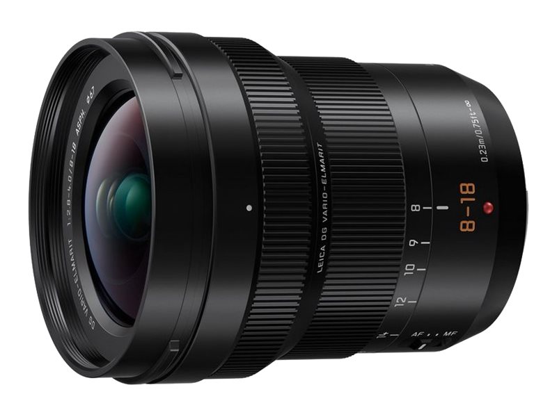 Panasonic Leica DG Vario-Elmarit H-E08018E - Weitwinkel-Zoom-Objektiv8 mm - 18 mm - f/2.8-4.0 ASPH. - Micro Four Thirds - für Lumix DC-BGH1; Lumix G DC-G100 - G110 - G90 - GF10 - GF90 - GH5M2 - GH6 -