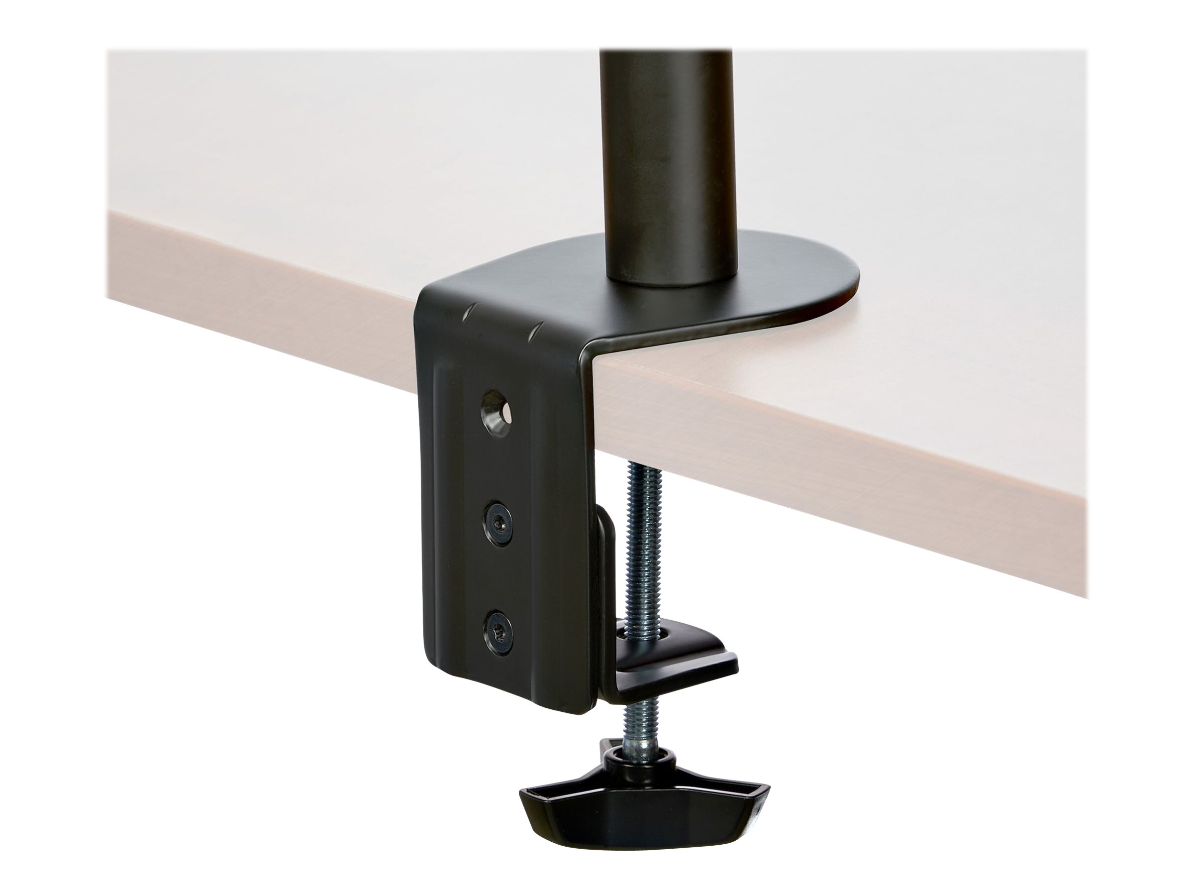 StarTech.com ARMDUAL2 Monitorhalterung (Tischmontage, dual Monitor, schwenkbar,für bis zu 32-Zoll-VESA-Monitore, Monitorarm) - Befestigungskit - einstellbarer Arm - für 2 Monitore - Stahl - Schwarz -