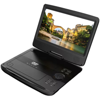 Inter Sales Denver MT-1097, Tragbarer DVD-Player, Tisch, Schwarz, DVD-Video, CD, CD-R, CD-RW, DVD, DVD+R, DVD+RW, DVD-R, DVD-RW, 25,4 cm (10")