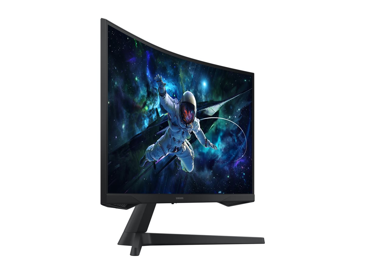 Samsung Odyssey G5 S27CG552EU - G55C Series - LED-Monitor - Gaming - gebogen - 68 cm (27")2560 x 1440 QHD @ 165 Hz - VA - 300 cd/m² - 2500:1 - HDR10 - 1 ms - HDMI - DisplayPort - Schwarz