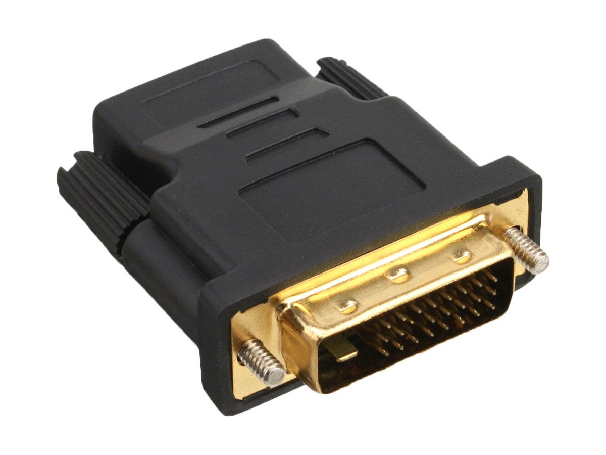 InLine HDMI-DVI Adapter - HDMI Buchse auf DVI Stecker - 4K2Kzu DVI-D männlich