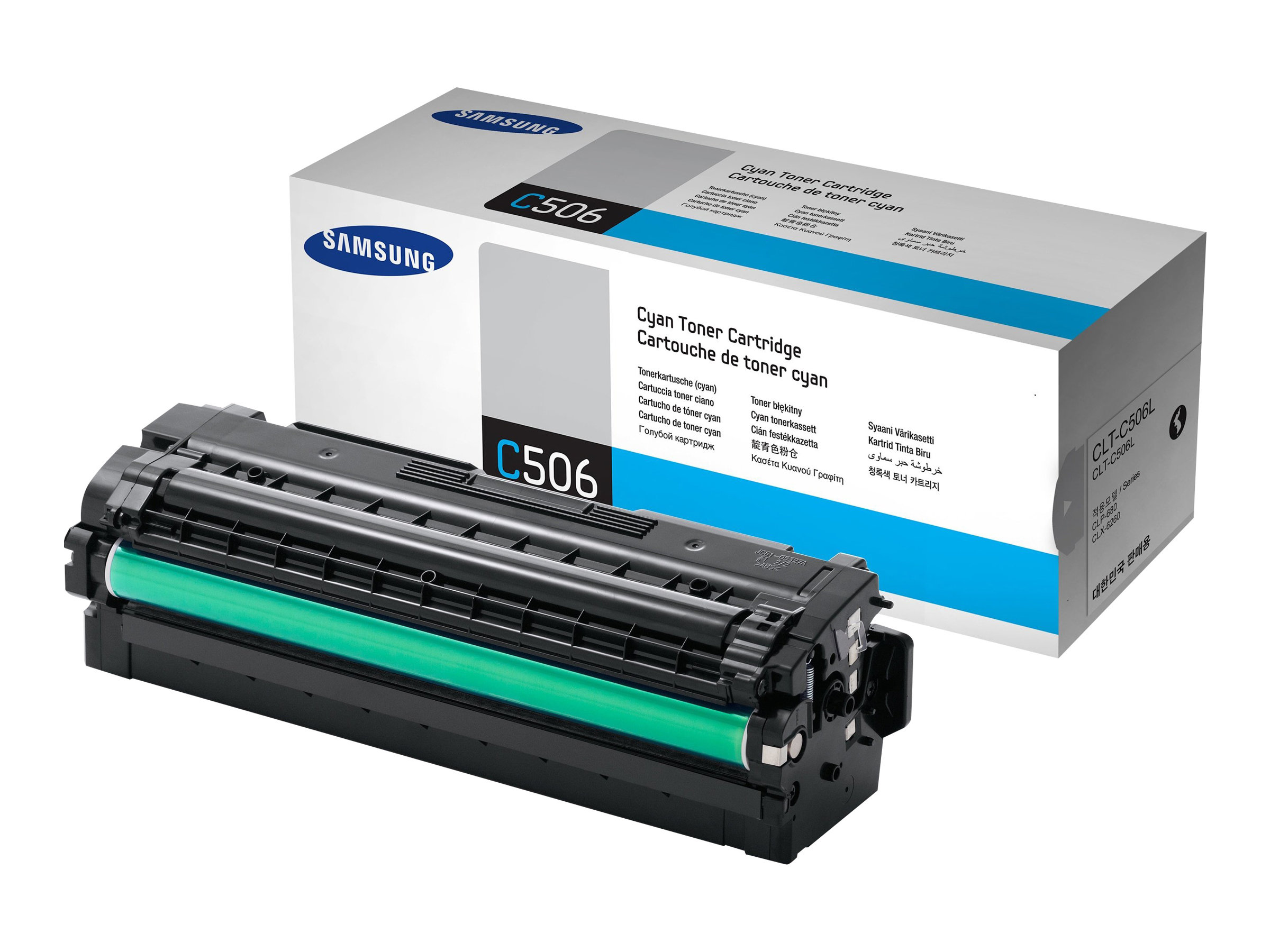 HP CLT-C506L - Hohe Ergiebigkeit - Cyan - original - Tonerpatrone (SU038A)für Samsung CLP-680DW - CLP-680ND - CLX-6260FD - CLX-6260FR - CLX-6260FW - CLX-6260ND