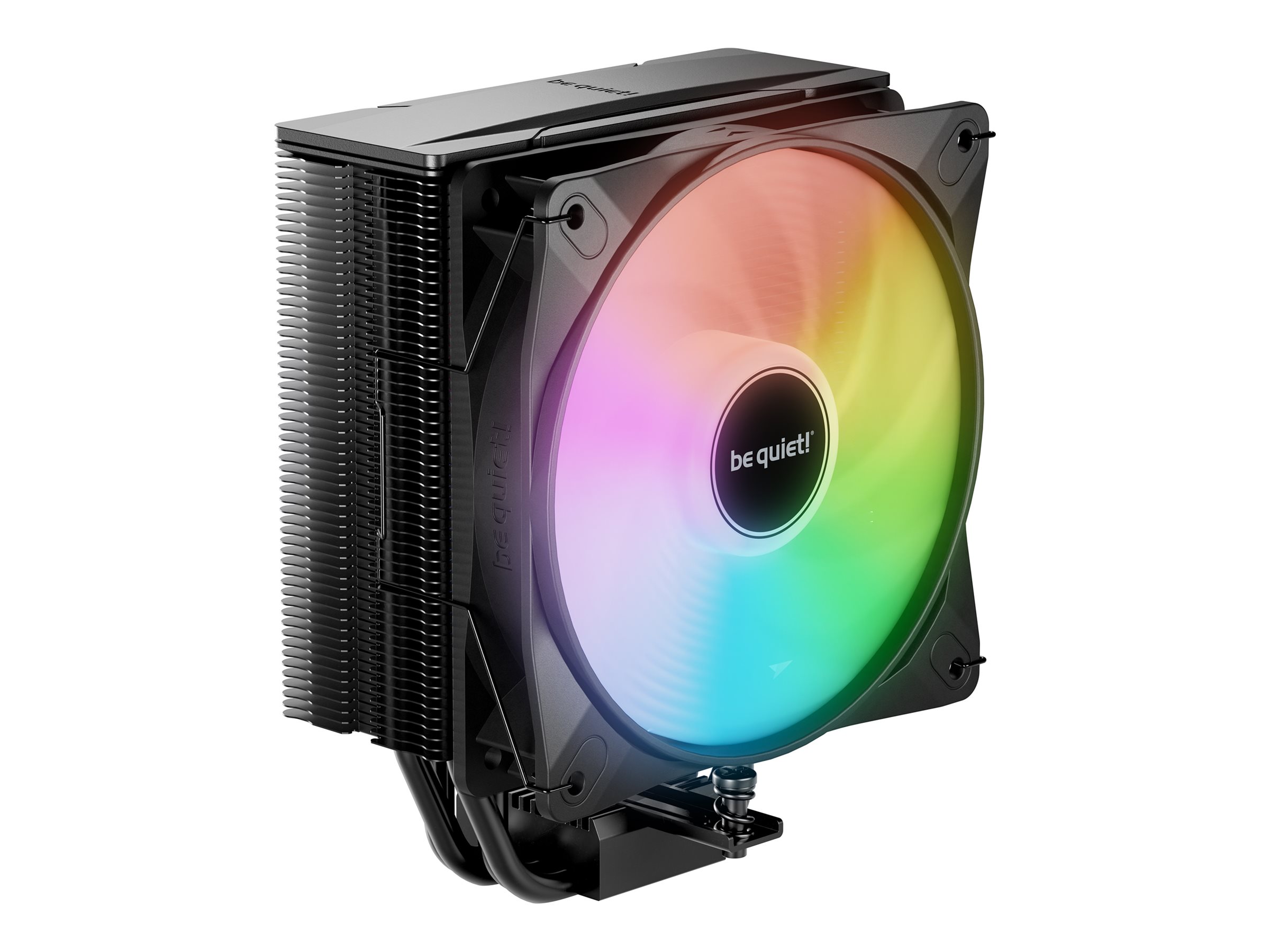 Be Quiet! Pure Rock 3 LX - Prozessor-Luftkühler - (für: LGA1150, LGA1151, LGA1155, LGA1200, LGA1700, LGA1851, AM4, AM5)Sockel aus Kupfer mit Kühlrippen aus Aluminium - 120 mm - Schwarz