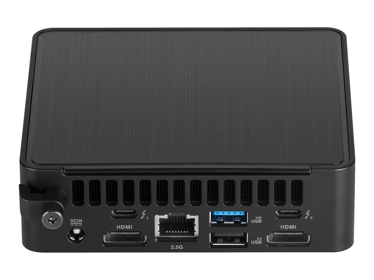 ASUS NUC 14 Pro RNUC14RVKU700000I - Barebone - Mini-PC - 1 x Core Ultra 7 155H / 1.4 GHz - RAM 0 GB - Intel Arc Graphics - 1GbE, 2.5GbE, Wi-Fi 6E, Bluetooth 5.3 - WLAN: 802.11a/b/g/n/ac/ax (Wi-Fi 6E)B