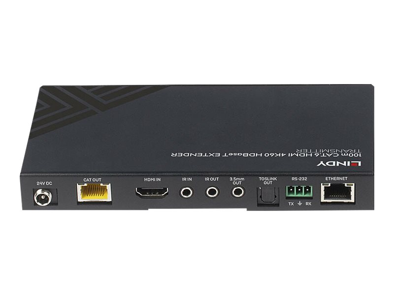 Lindy Video-, Audio-, Infrarot- und serielleErweiterung - Sender - HDMI - HDBaseT - über CAT 6 - bis zu 100 m