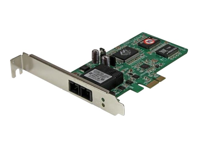 StarTech.com LWL / Glasfaser PCI Express GigabitNetzwerkkarte - SC Fibre Channel Multimode NIC - 550m - Netzwerkadapter - PCI Express x1 - 1000Base-FX