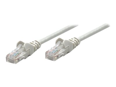 Intellinet Network Patch Cable, Cat6A, 50m, Grey, Copper, S/FTP, LSOH / LSZH, PVC, RJ45, Gold Plated Contacts, Snagless, Booted, , Polybag - Patch-Kabel - RJ-45 (M)zu RJ-45 (M) - 50 m - SFTP - PiMF -