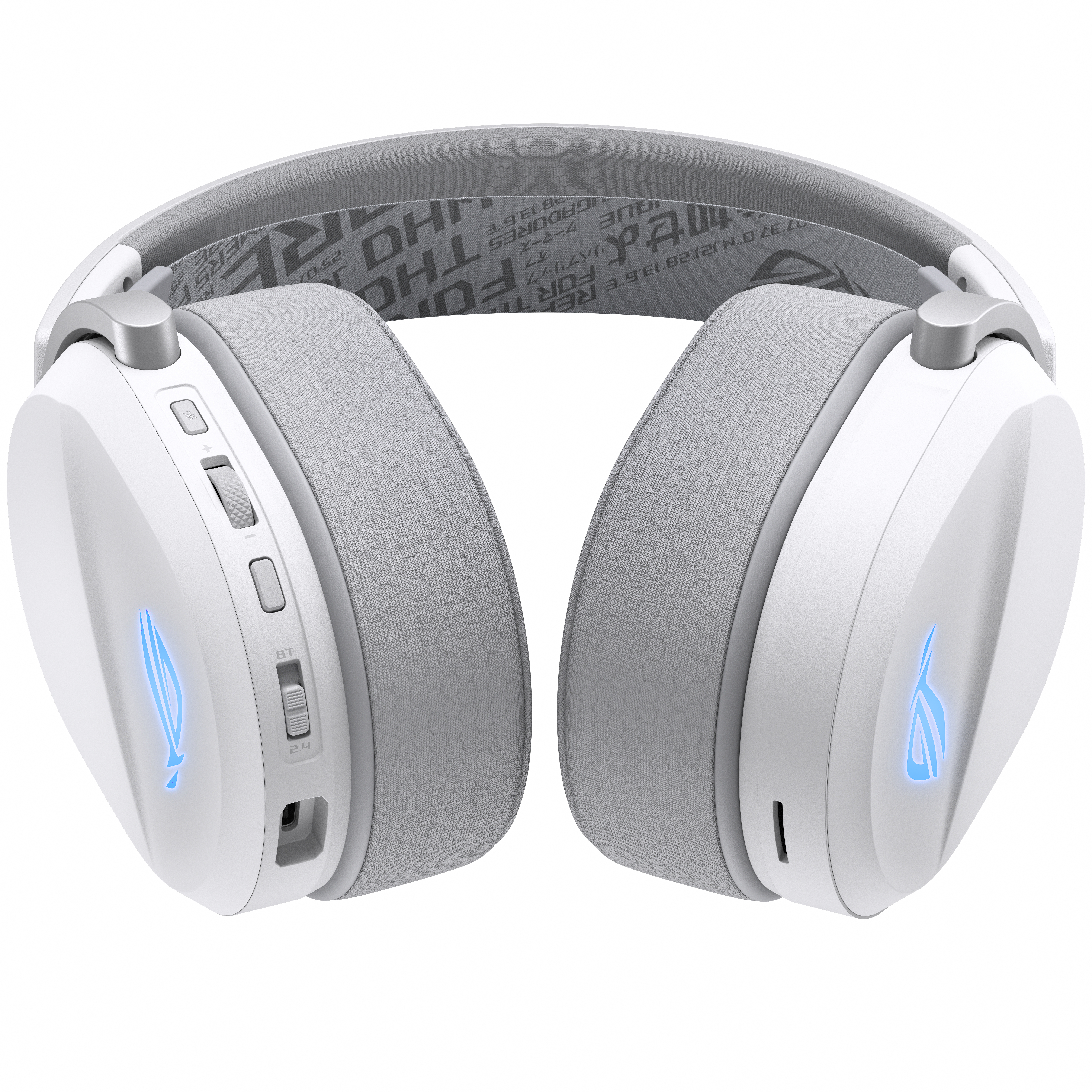 ASUS ROG Pelta - Headset - ohrumschließendBluetooth / 2,4 GHz Funkfrequenz - kabellos - weiß