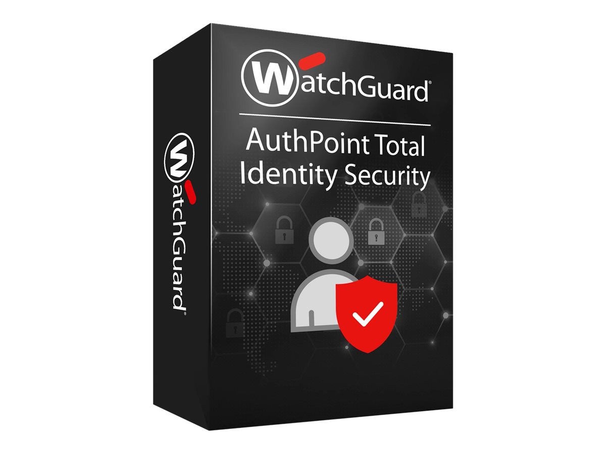 WatchGuard AuthPoint Total Identity Security - Abonnement-Lizenz (1 Jahr)1 Benutzer - Volumen - Stufe 5.001 und höher