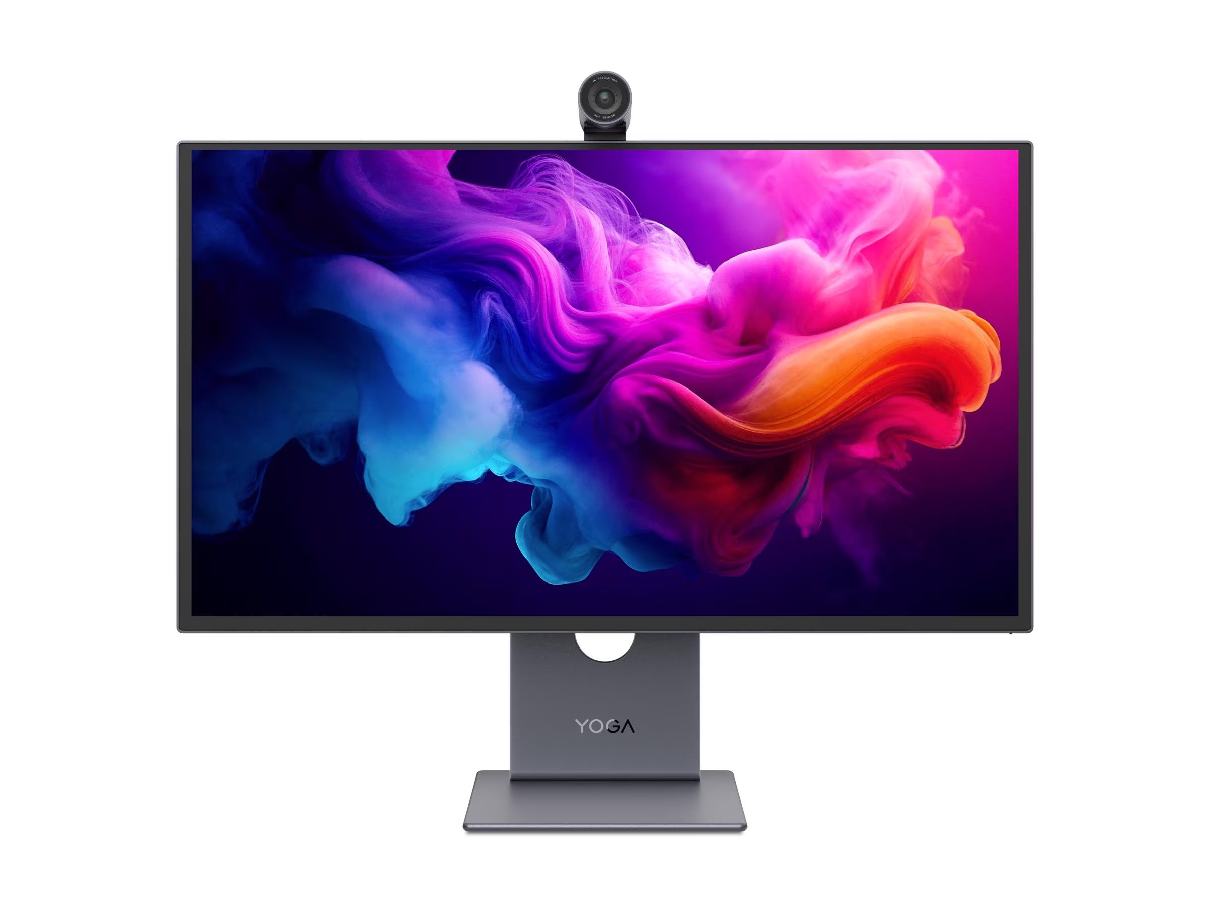 Lenovo Yoga Pro 27UD-10 - OLED-Monitor - 68.6 cm (27")(26.5" sichtbar) - 3840 x 2160 4K @ 120 Hz - 250 cd/m² - 1500000:1 - DisplayHDR 400 True Black - 0.03 ms - HDMI - DisplayPort - USB-C - Lautsprech