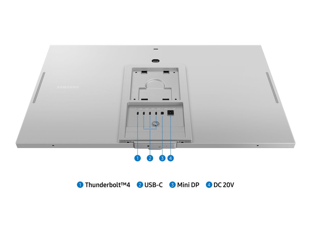 Samsung ViewFinity S9 S27C902PAU - S90PC Series - LED-Monitor - Smart - 68 cm (27")5120 x 2880 5K @ 60 Hz - IPS - 600 cd/m² - 1000:1 - 5 ms - Mini DisplayPort - Thunderbolt 4 - Lautsprecher - Silber -