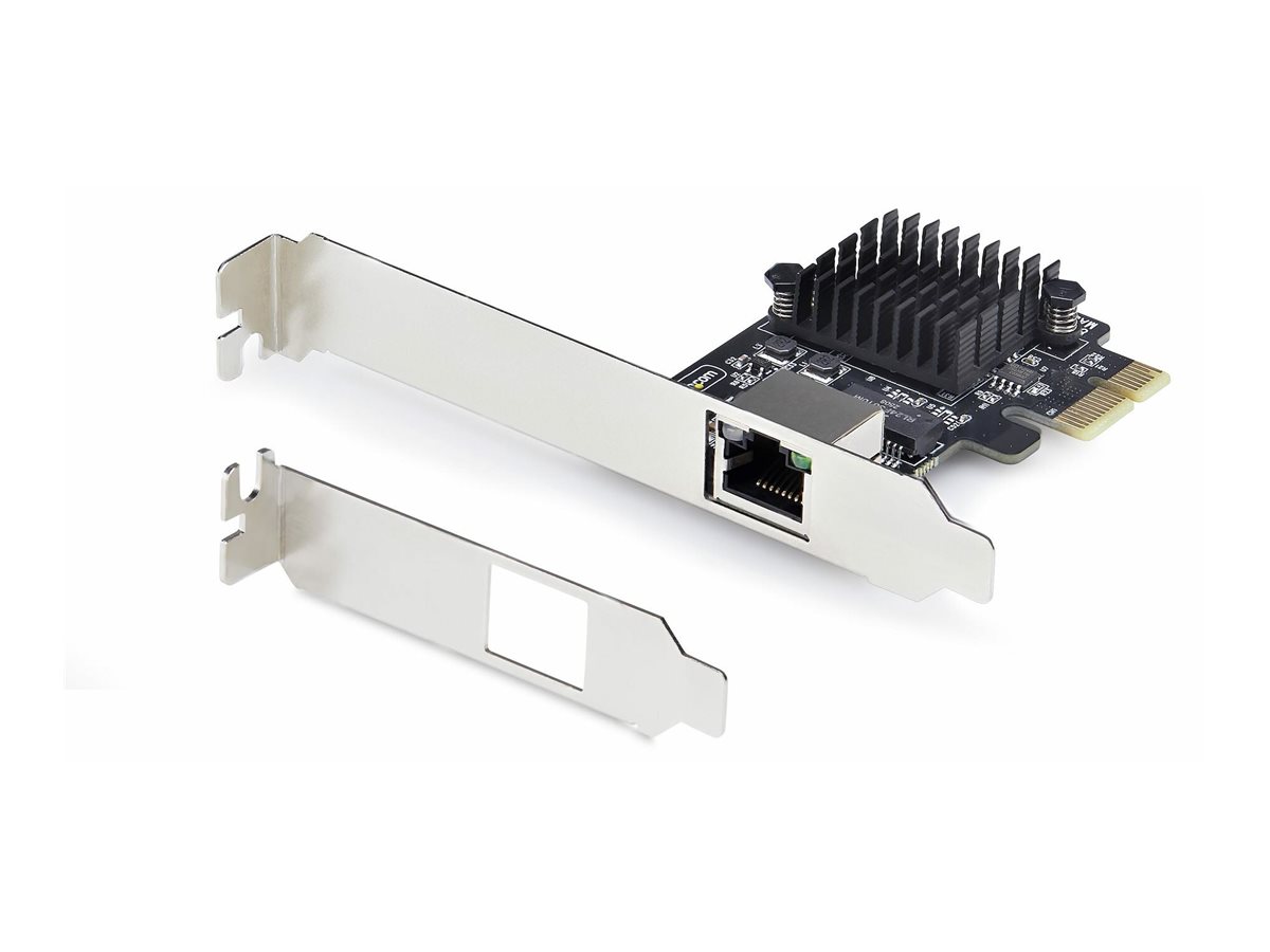 StarTech.com Startech 1-Port 5G Gigabit PCIe Network AdapterCard - TAA Compliant - Netzwerkadapter - PCI Express 3.1 x1 Low-Profile - 5GBase-T x 1 - Schwarz - TAA-konform