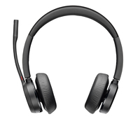 Poly HP Poly Voyager 4320 - Voyager 4300 series -Headset - On-Ear - Bluetooth - kabellos - kabelgebunden - USB-C - Schwarz - Zertifiziert für Microsoft Teams - Zoom-zertifiziert